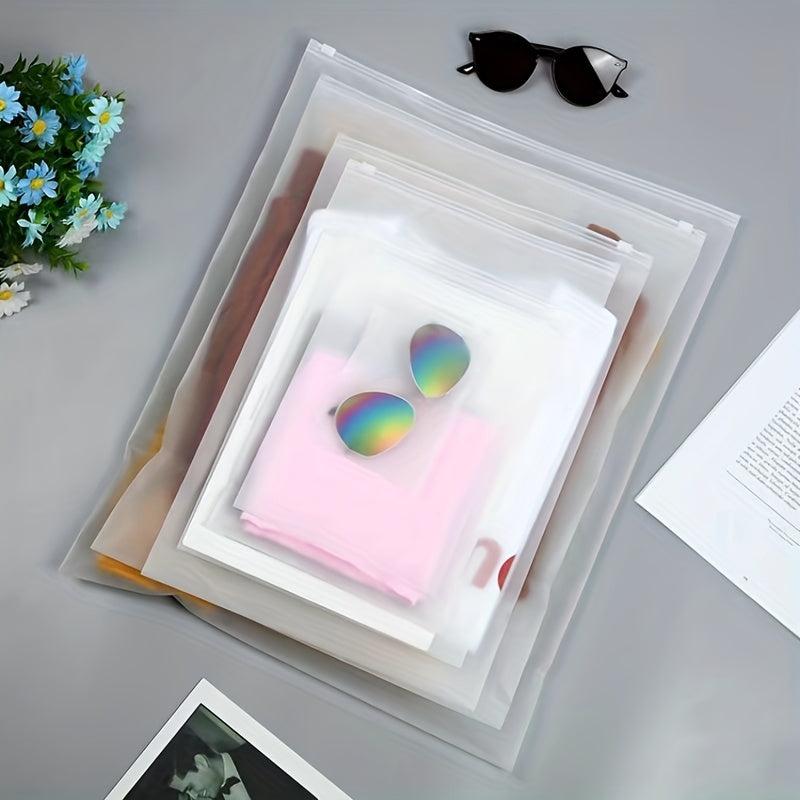 10 Pcs Translucent Storage Bags Lightweight Clothes Organizers