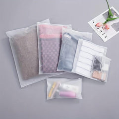 10 Pcs Translucent Storage Bags Lightweight Clothes Organizers