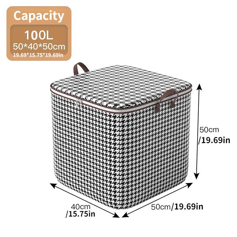 Quilt Organizer Bag Dustproof Foldable Storage Box