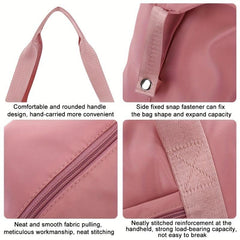 Large Capacity Foldable Travel Bag with Wet Compartment