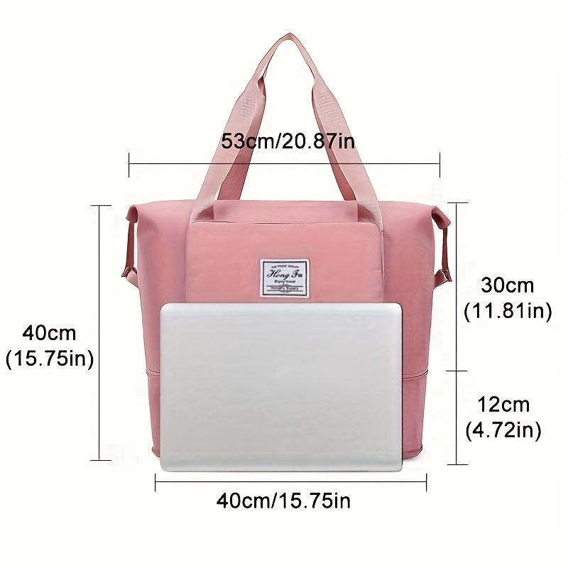 Large Capacity Foldable Travel Bag with Wet Compartment