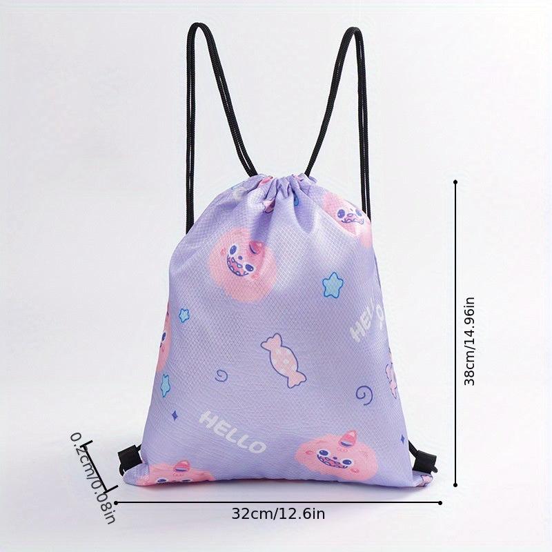 Swimming Storage Bag Lightweight Drawstring Outdoor Portable