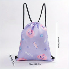 Swimming Storage Bag Lightweight Drawstring Outdoor Portable
