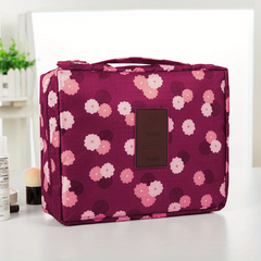 Floral Print Travel Storage Bag Portable Makeup Toiletry Bag