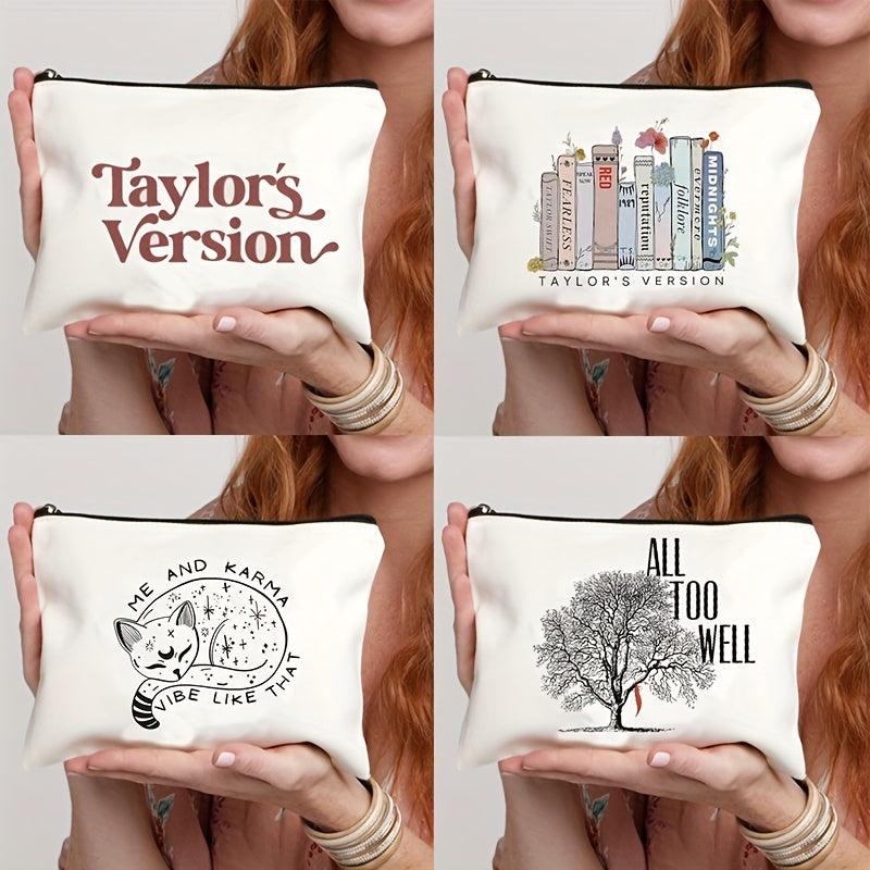 Cartoon Pattern Zipper Carry On Bag Lightweight Pouch