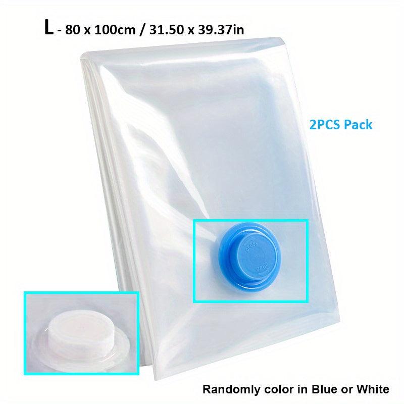 2PCS Vacuum Storage Bag Space Saver Bag With Hand Pump Compression Sealer Bags