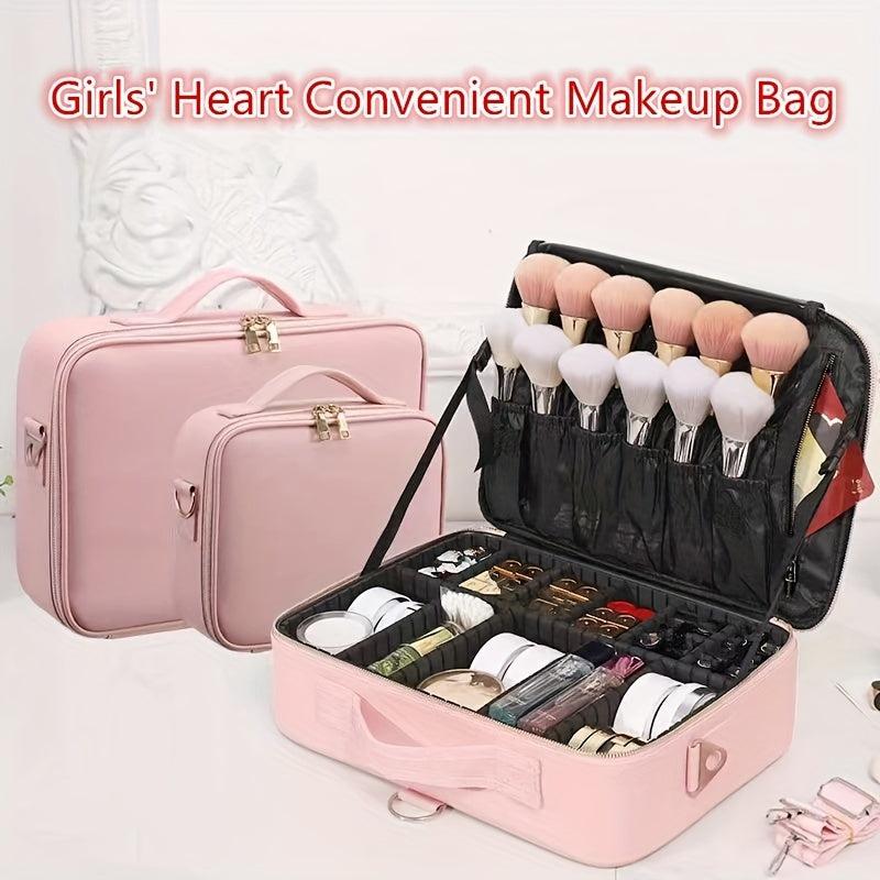 Portable Makeup Zipper Handbag Storage Travel Cosmetic Bag