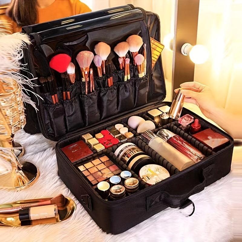 Portable Makeup Zipper Handbag Storage Travel Cosmetic Bag