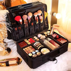 Portable Makeup Zipper Handbag Storage Travel Cosmetic Bag