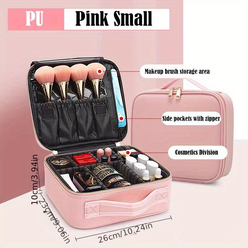 Portable Makeup Zipper Handbag Storage Travel Cosmetic Bag