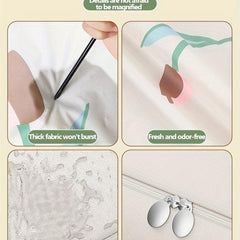 Tulip Print Moving Bag Moisture-proof Storage Bag
