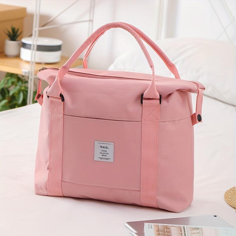 Large Capacity Carry on Tote Nylon Lightweight Luggage Weekender Bag