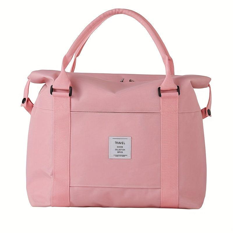 Large Capacity Carry on Tote Nylon Lightweight Luggage Weekender Bag