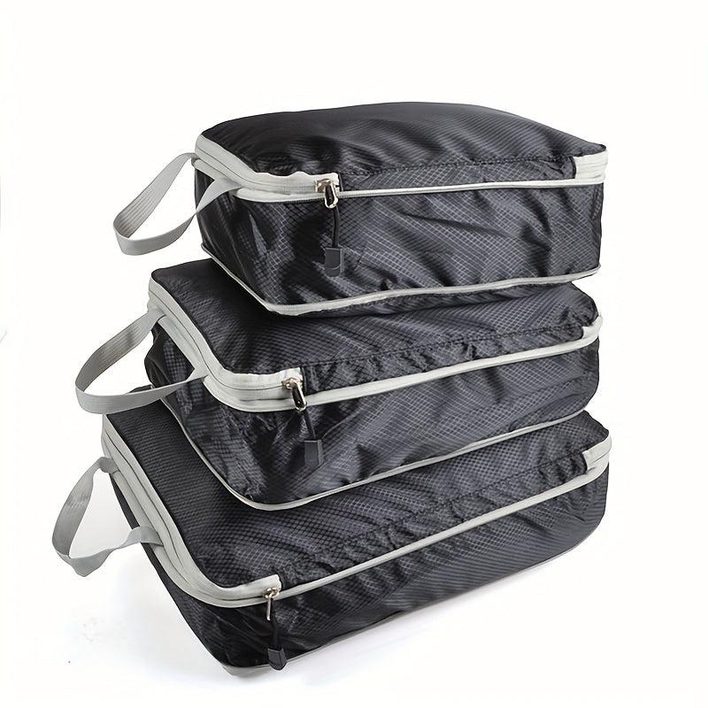 3 Pcs Travel Storage Bag Sets Dustproof Organizing Portable Luggage Bags