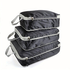 3 Pcs Travel Storage Bag Sets Dustproof Organizing Portable Luggage Bags