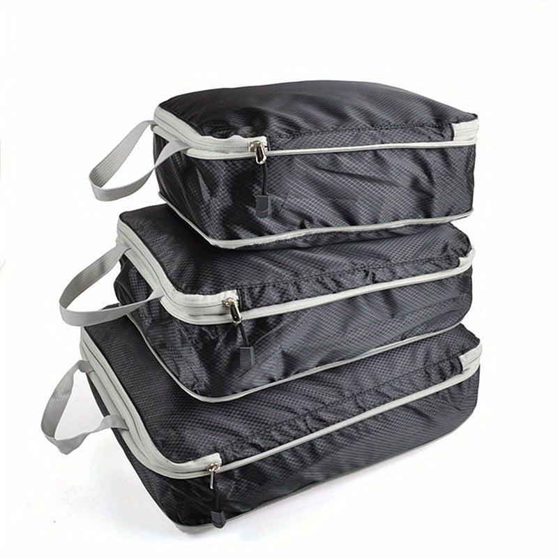 3 Pcs Travel Storage Bag Sets Dustproof Organizing Portable Luggage Bags
