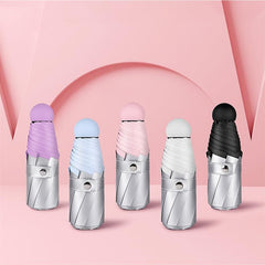 Mini Pocket Umbrella Titanium Silver Glue Anti UV Sunshade
