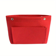 Large Capacity Felt Makeup Bag Travel Organizer Insert Bag