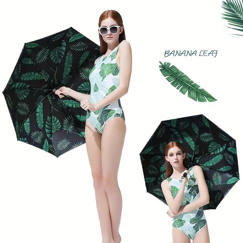 High Automatic Compact Umbrella Waterproof Windproof UV Protection