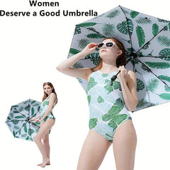 High Automatic Compact Umbrella Waterproof Windproof UV Protection