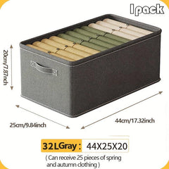 Gray Clothing Organizer Without Separation