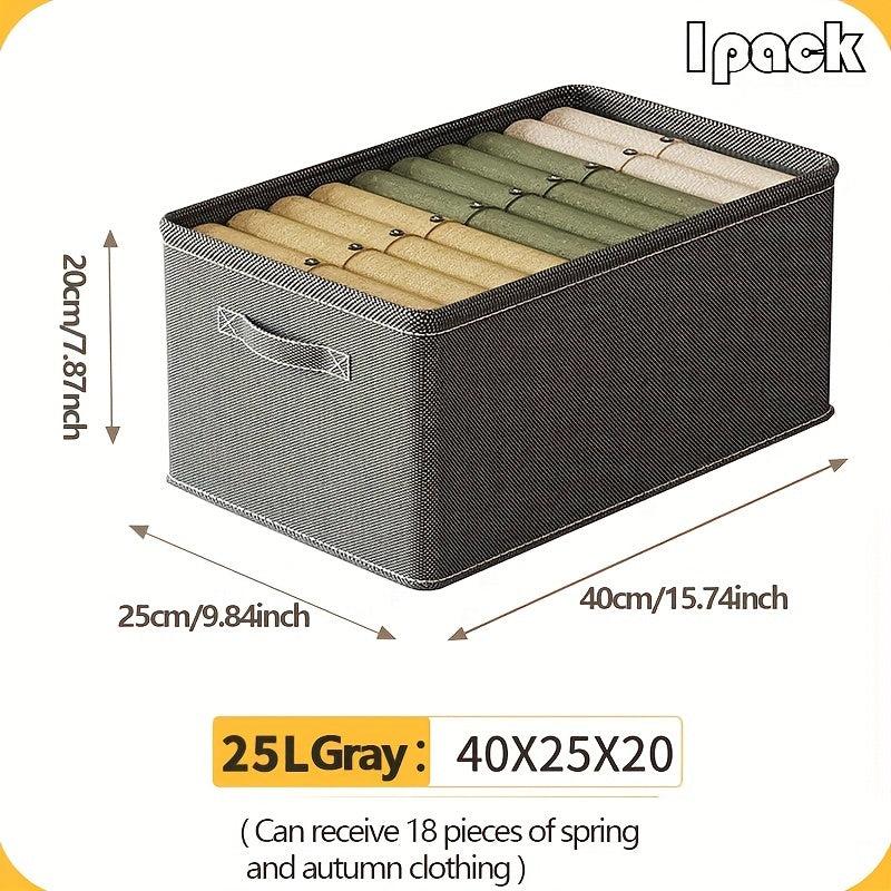 Gray Clothing Organizer Without Separation