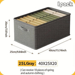 Gray Clothing Organizer Without Separation