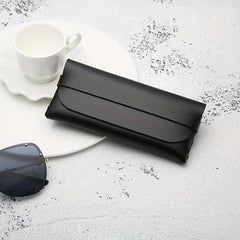 2PCS Soft Leather Glasses Case Sunglasses Protective Pouch