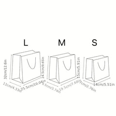 4pcs Oil Painting Tote Gift Bag Set Student Graduation Birthday DIY Gift Bag