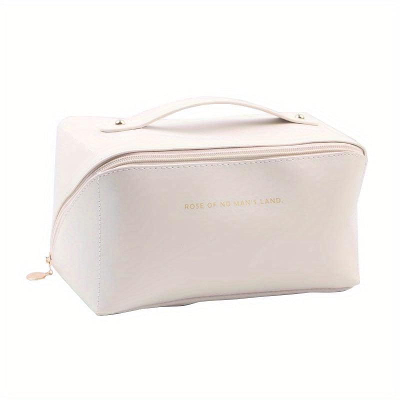 Large Capacity Cosmetic Bag Zipper Portable Makeup Organizer