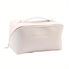 Large Capacity Cosmetic Bag Zipper Portable Makeup Organizer