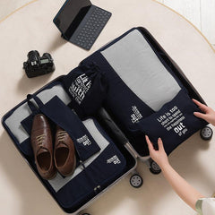 6pcs Luggage Packing Organizer Set Lightweight Handheld Packing Cubes