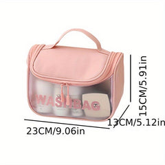Transparent Waterproof Cosmetic Bag PU Small Storage Bag