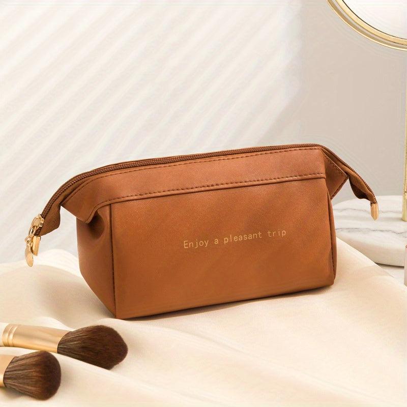 Minimalist Zipper Makeup Pouch Lightweight Carry On Bag