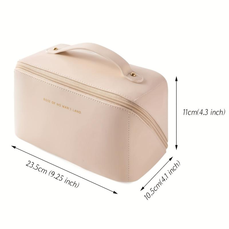 Portable Cosmetic Bag Letter Graphic Travel Storage Waterproof Toiletry Bag