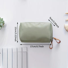 Minimalist Zipper Storage Bag Lightweight Makeup Bag Versatile Toiletry