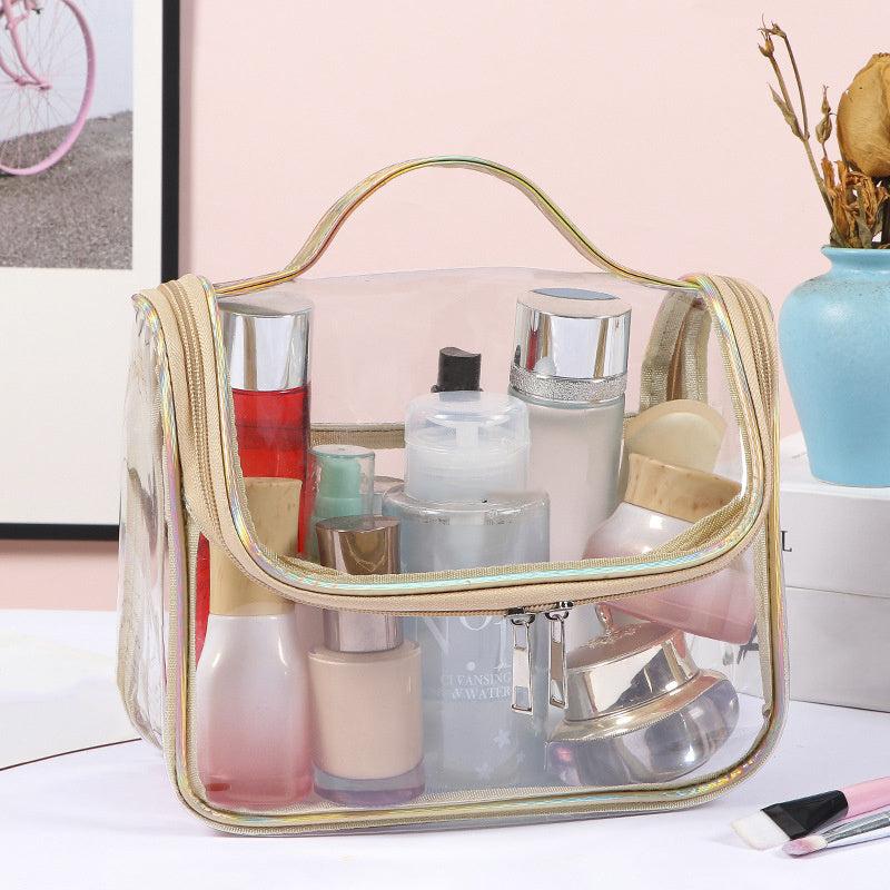 Transparent Makeup Handbag Lightweight Versatile Toiletry Wash Bag