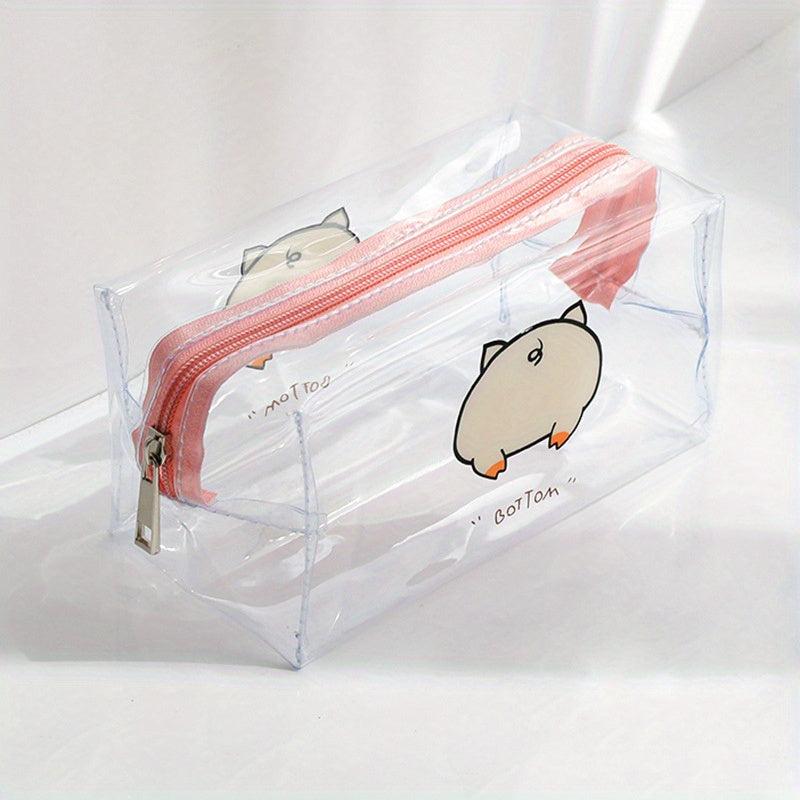 Clear Makeup Bag Portable Ladies Toiletry Bag Waterproof Cosmetic Bag