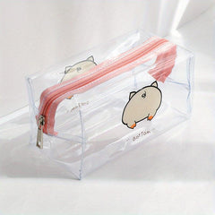 Clear Makeup Bag Portable Ladies Toiletry Bag Waterproof Cosmetic Bag