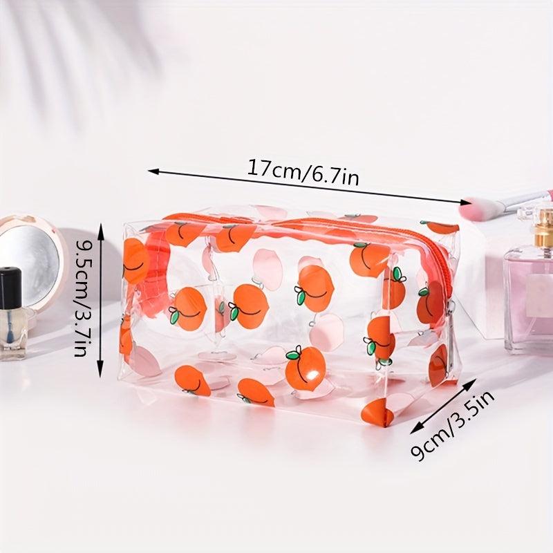 Clear Makeup Bag Portable Ladies Toiletry Bag Waterproof Cosmetic Bag