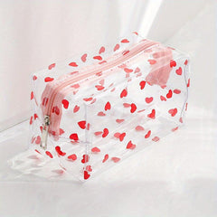 Clear Makeup Bag Portable Ladies Toiletry Bag Waterproof Cosmetic Bag