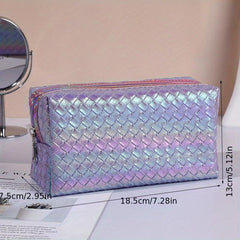 Laser Makeup Bag Zipper Storage Bag Toiletry Wash Bag