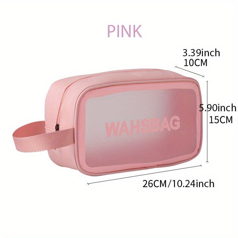 Transparent Cosmetic Bag Portable Travel Toiletry Bag Waterproof