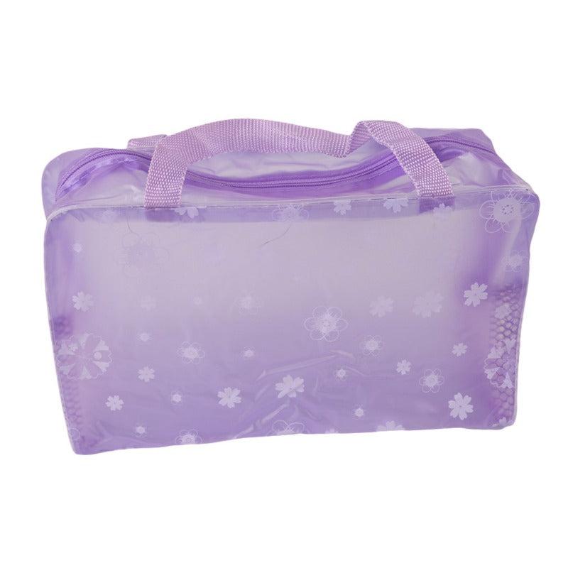 Zipper PVC Cosmetic Bag Makeup Organizer Travel Toiletry Bag