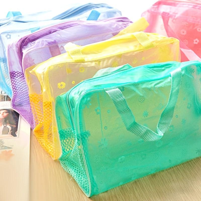 Zipper PVC Cosmetic Bag Makeup Organizer Travel Toiletry Bag