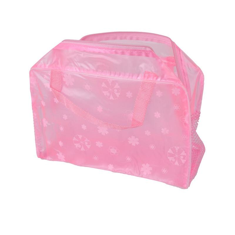Zipper PVC Cosmetic Bag Makeup Organizer Travel Toiletry Bag