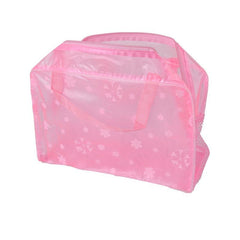 Zipper PVC Cosmetic Bag Makeup Organizer Travel Toiletry Bag