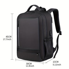 Large Capacity Nylon Travel Backpack with USB Charging Port