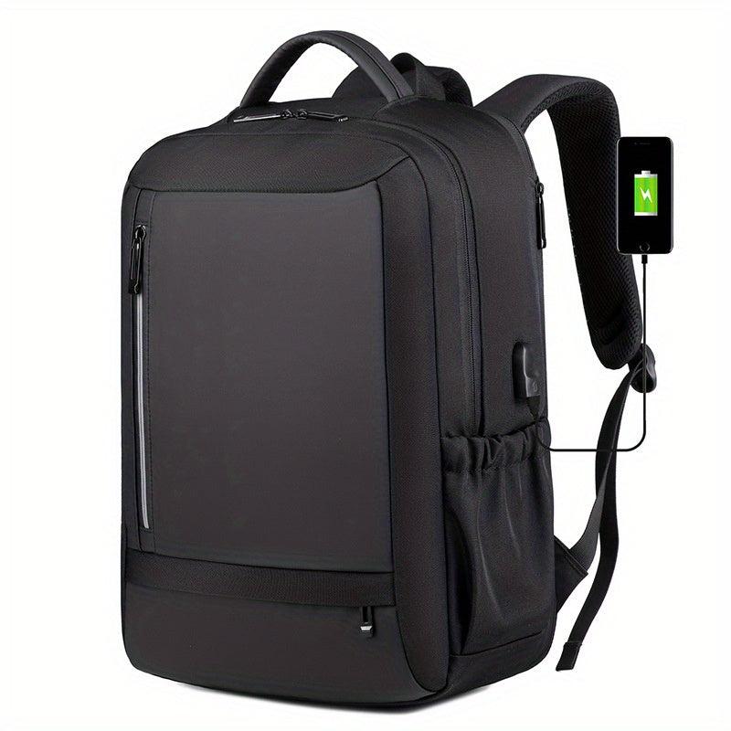 Large Capacity Nylon Travel Backpack with USB Charging Port