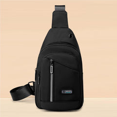 Men's Messenger Bag with Crossbody Strap